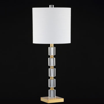 Claire 28.5" Crystal LED Table Lamp - JONATHAN Y